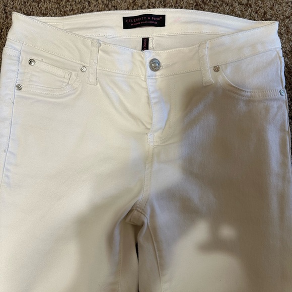 Celebrity Pink white mid rise ankle skinny jean - Picture 2 of 10